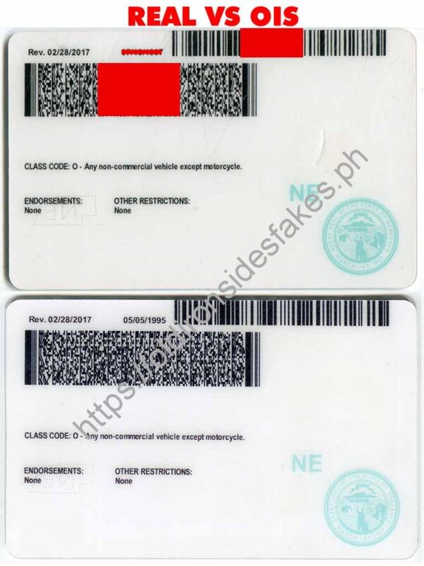 Nebraska Driver License (NE) | oldironsidesfakes ph - Image 2