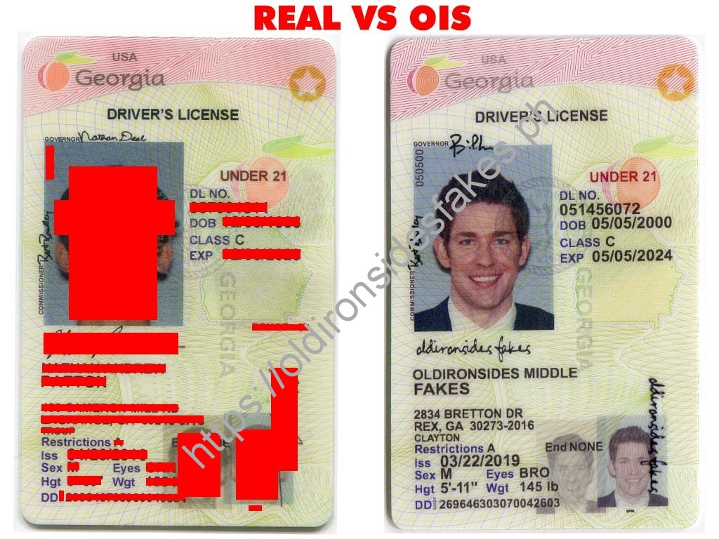 Georgia Driver License(Old GA U21)