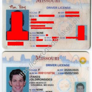Missouri Driver License (Old MO O21) | old ironside fake