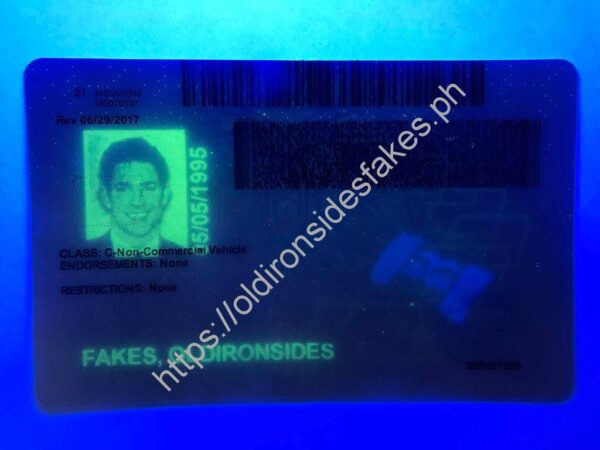 Iowa Driver License (IA) | old ironside fake - Image 2