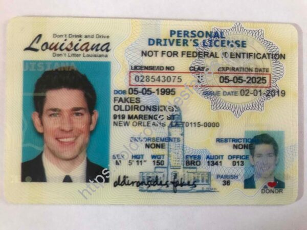 Louisiana Driver License (LA) | old ironside ids - Image 5
