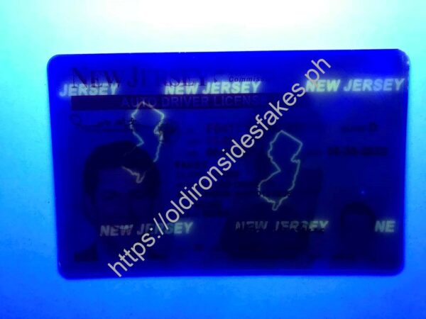 New Jersey Driver License (NJ) | old ironside fake - Image 2