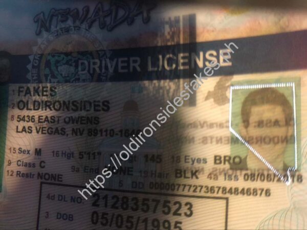 Nevada Driver License (NV) | old ironside fake ids - Image 4