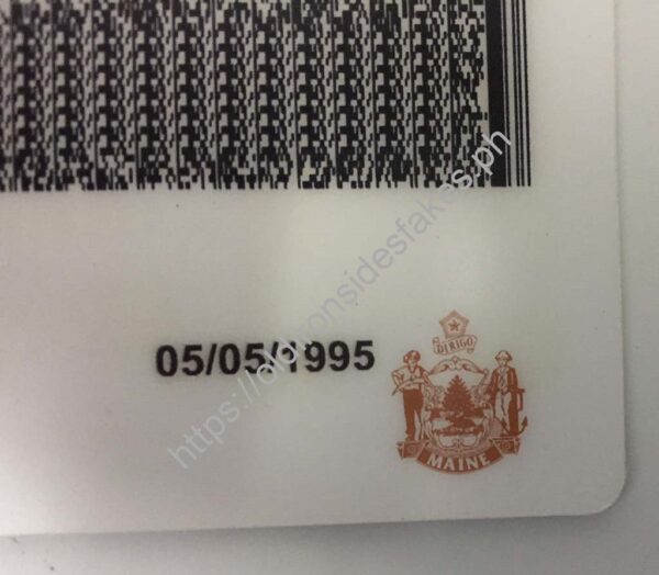 Maine Driver License (Old ME) | OldIronsidesFakes PH - Image 3