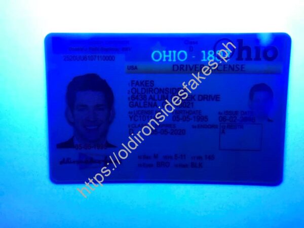 Ohio Driver License(Old OH) | old ironside fake - Image 2